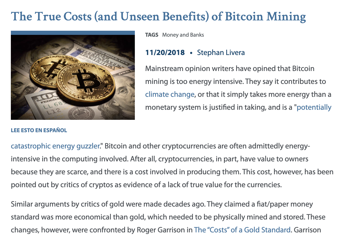 ビットコインマイニングの真のコスト | ロストイン・ビットコイン